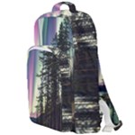 Northern Lights Aurora Borealis Double Compartment Backpack