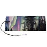 Northern Lights Aurora Borealis Roll Up Canvas Pencil Holder (S)