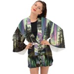 Northern Lights Aurora Borealis Long Sleeve Kimono