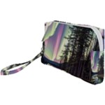 Northern Lights Aurora Borealis Wristlet Pouch Bag (Small)