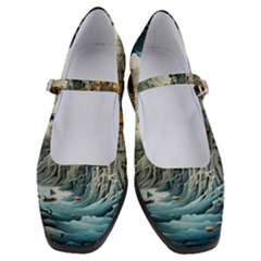 Castle Storm Sea Women s Mary Jane Shoes by pakminggu