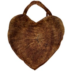 Annual-rings Giant Heart Shaped Tote by nateshop