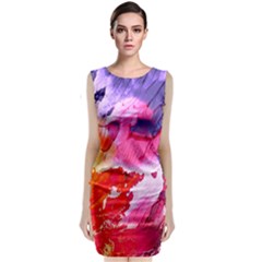 Colorful-100 Sleeveless Velvet Midi Dress by nateshop