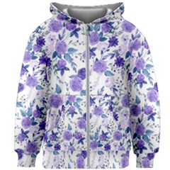 Violet-01 Kids  Zipper Hoodie Without Drawstring by nateshop