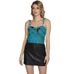 Plumage Flowy Camisole Tie Up Top by nateshop