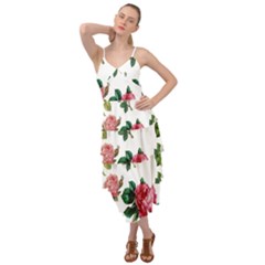 Roses-white Layered Bottom Dress by nateshop