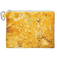 Water-gold Canvas Cosmetic Bag (xxl) by nateshop