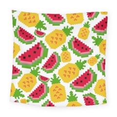 Watermelon -12 Square Tapestry (large) by nateshop