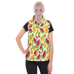 Watermelon -12 Women s Button Up Vest by nateshop