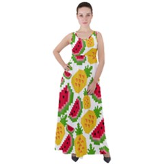 Watermelon -12 Empire Waist Velour Maxi Dress by nateshop