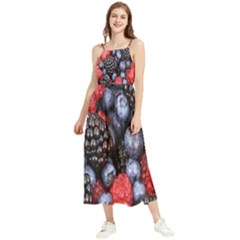 Berries-01 Boho Sleeveless Summer Dress by nateshop