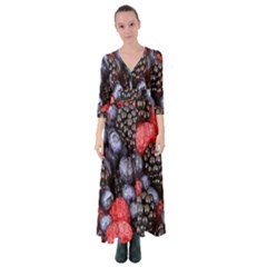 Berries-01 Button Up Maxi Dress by nateshop