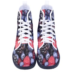 Berries-01 Kid s High-top Canvas Sneakers by nateshop