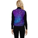 Realistic Night Sky With Constellations Women s Button Up Puffer Vest View2
