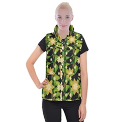Background-batik 02 Women s Button Up Vest by nateshop
