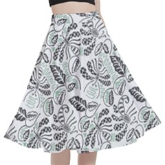 Batik Klasik In Indonesia A-line Full Circle Midi Skirt With Pocket by nateshop