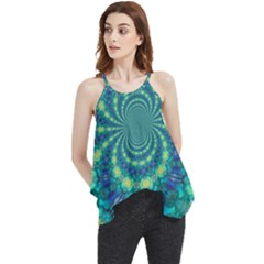 Fractal Flowy Camisole Tank Top by nateshop