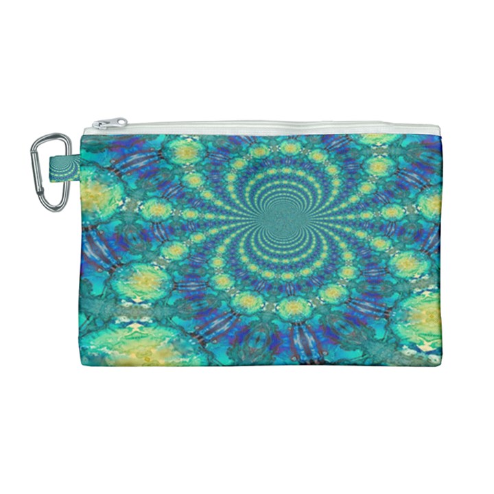 Fractal Canvas Cosmetic Bag (Large)