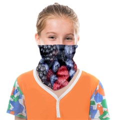 Berries-01 Face Covering Bandana (kids) by nateshop