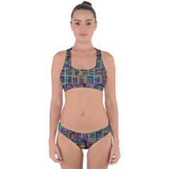 Wallpaper-background-colorful Cross Back Hipster Bikini Set by Bedest