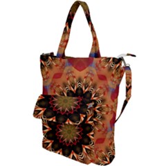 Abstract-kaleidoscope-design Shoulder Tote Bag by Bedest