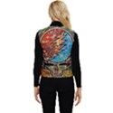 Grateful Dead Rock Band Women s Button Up Puffer Vest View2