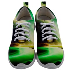 Aurora Lake Neon Colorful Mens Athletic Shoes by Bangk1t