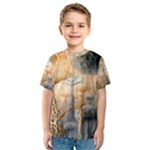 Garden Mushrooms Tree Flower Kids  Sport Mesh T-Shirt