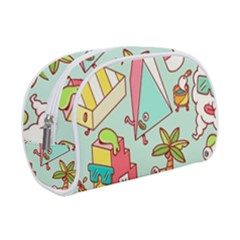 Summer Up Cute Doodle Make Up Case (small) by Bedest