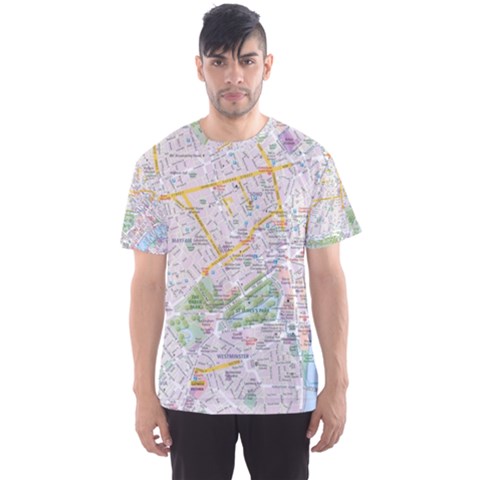 London City Map Men s Sport Mesh T-shirt by Bedest