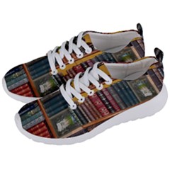 Books-library-bookshelf-bookshop Men s Lightweight Sports Shoes by Ravend