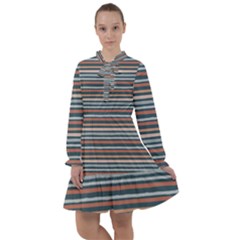 Stripes All Frills Chiffon Dress by zappwaits
