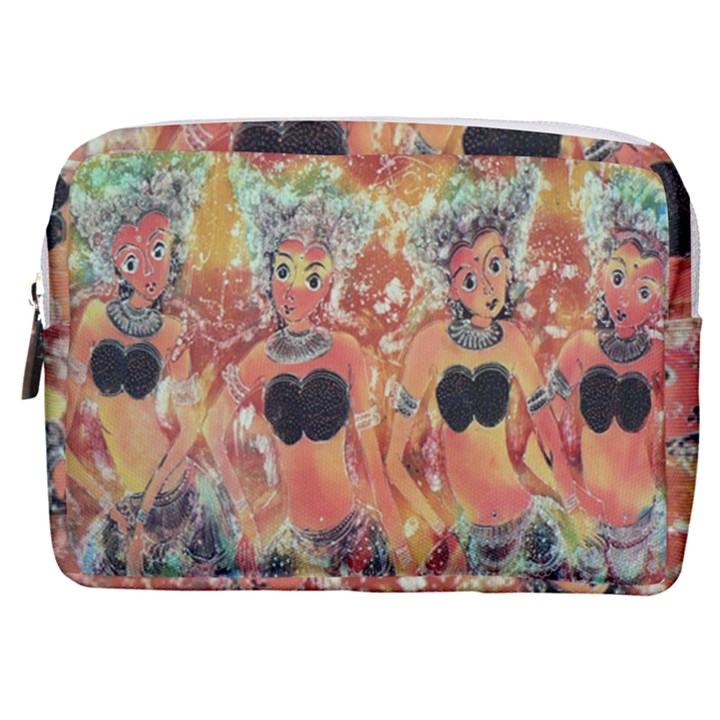 Indonesia-lukisan-picture Make Up Pouch (Medium)