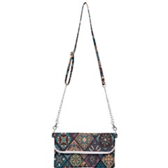 Flower Texture, Background, Colorful, Desenho, Mini Crossbody Handbag by nateshop