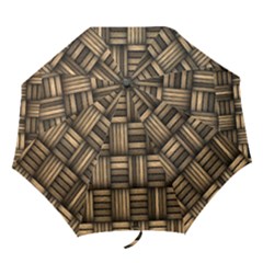 Brown Weaving Texture, Macro, Brown Wickerwork Folding Umbrellas by nateshop