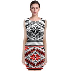 Bulgarian Classic Sleeveless Midi Dress by nateshop