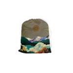 Surreal Art Psychadelic Mountain Drawstring Pouch (Small)