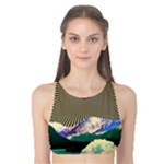 Surreal Art Psychadelic Mountain Tank Bikini Top