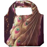 Peacock Dream, Fantasy, Flower, Girly, Peacocks, Pretty Foldable Grocery Recycle Bag