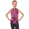 Butterfly, Girl, Pink, Wallpaper Kids  Sleeveless Polo T-Shirt View1