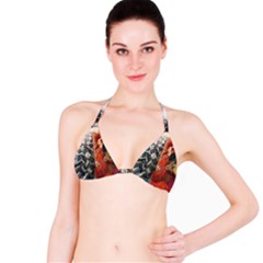 Left And Right Brain Illustration Splitting Abstract Anatomy Classic Bikini Top by Bedest