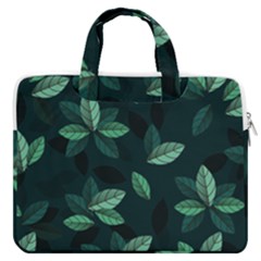 Foliage Macbook Pro 16  Double Pocket Laptop Bag 