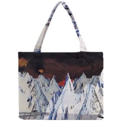 Abstract Painting Cold Temperature Snow Nature Mini Tote Bag by Grandong