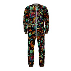 Multicolored Doodle Abstract Colorful Multi Colored Onepiece Jumpsuit (kids) by Grandong