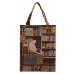 Library Aesthetic Classic Tote Bag by Sarkoni