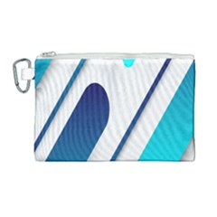 Abstract, Desenho, Flat, Google, Material Canvas Cosmetic Bag (large) by nateshop