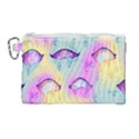 Ahegao, Anime, Pink Canvas Cosmetic Bag (Large) View1