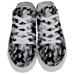 Dark Camouflage, Military Camouflage, Dark Backgrounds Half Slippers by nateshop