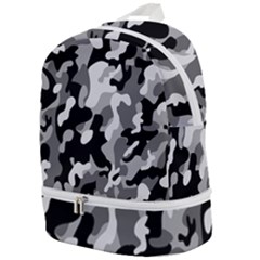 Dark Camouflage, Military Camouflage, Dark Backgrounds Zip Bottom Backpack by nateshop