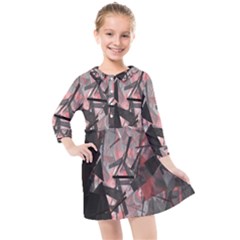 Dark, Abstract, Color, Desenho, Hd Phone Wallpaper Kids  Quarter Sleeve Shirt Dress by nateshop